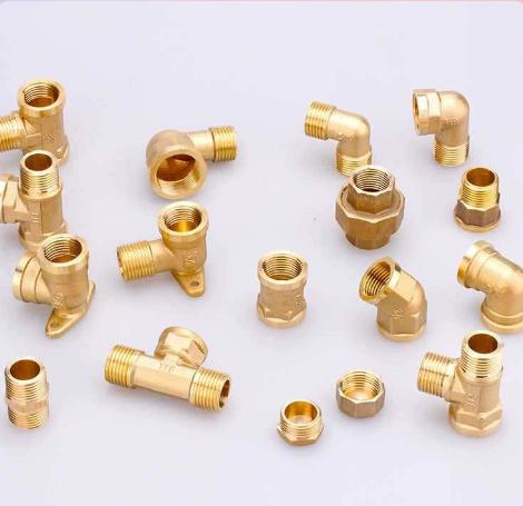 Brass Push Fit Equal Tee Connector for PEX Water Pipes