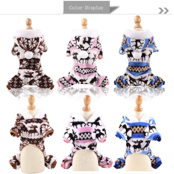 55cm Puppy T Shirt Moderate Thickness Custom Logo Puppy Winter Coat