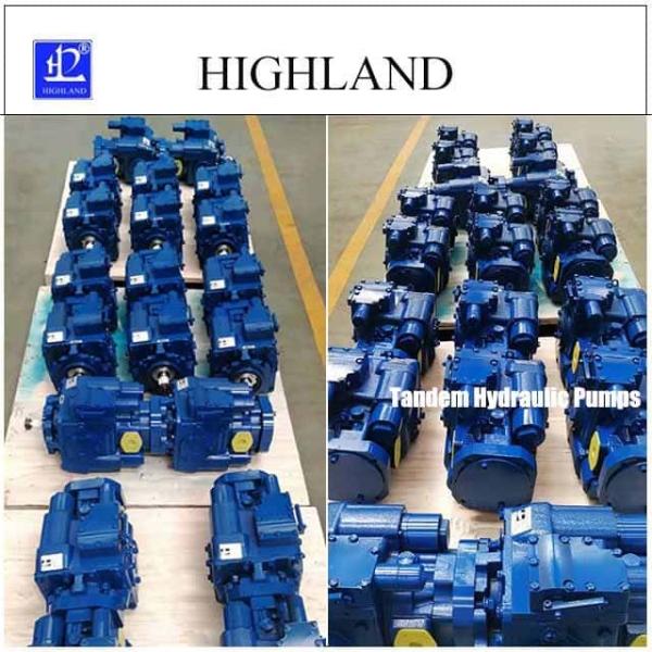 Hydraulic System Components Harvester Tandem Pumps with Cast Iron Construction