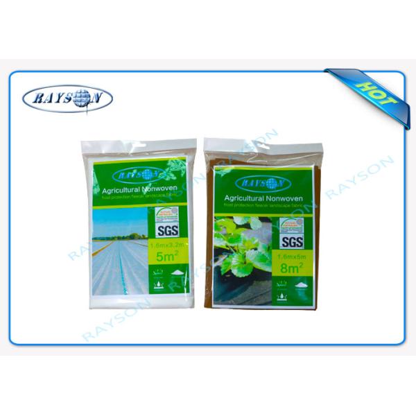 Enviro Anti UV Polypropylene Garden Weed Control Fabric / Mat for LandscapeAgriculture Non Woven Cover