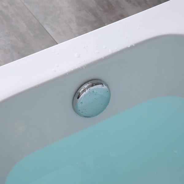 Leg Tubs Structure Simple Acrylic Bathtubs with Separated Panels and Disassembled Skirt