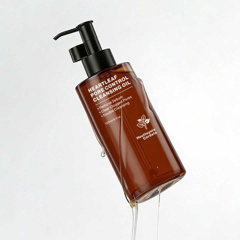 OEM ODM Korean Natural Leaf Deep Cleansing Facial Cleanser Makeup Remover,