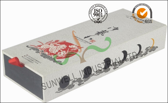 Handmade Cardboard Food Packaging Boxes , Glossy Finish Tea Packaging Box