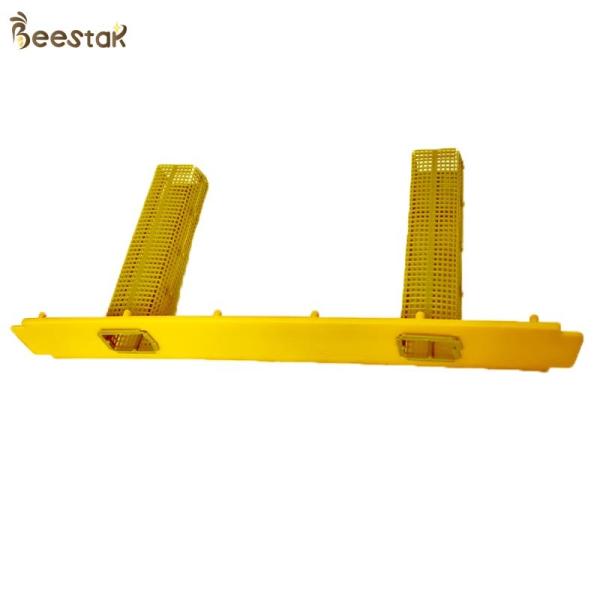 Alimentador plástico amarelo da ferramenta de Inhive da apicultura do alimentador da abelha 4L com acessórios