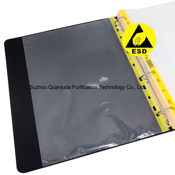 Anti Static ESD File Folder 4 Hole Clamp ESD Documents Holder 50 A4 Inner Page