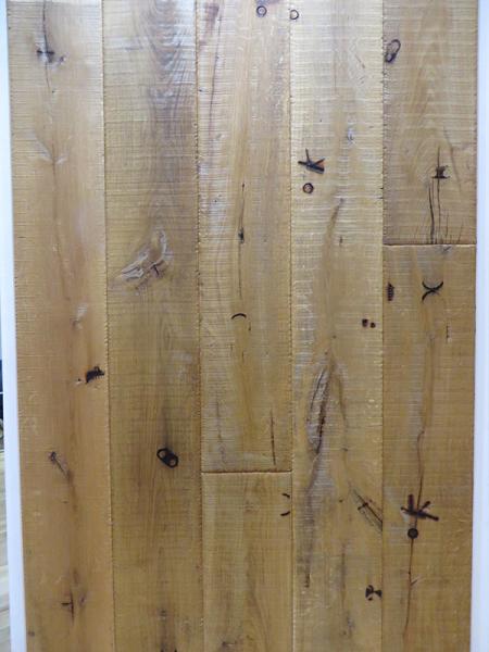rustic European French Oak Engineered Wood Flooring with cracks & knots