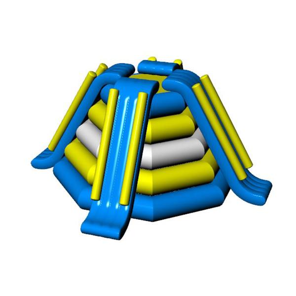 0.9mm Pvc Tarpaulin Inflatable Aqua Park / Blow Up Water Park For Outdoor
