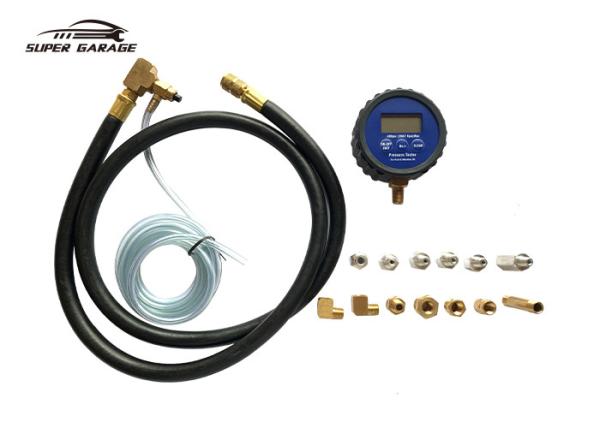 Digital Fuel Injection Pressure Test Kit Universal Fuel Oil Engine Diagnostic Gauge Tester Set SG-HS2216