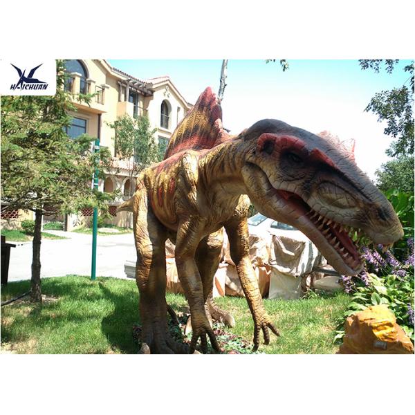 Giant Robotic Spinosaurus Unique Outdoor Dinosaur , Dinosaur Yard Art CE RoHS