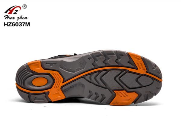 Sport Design Military Safety Boots Plastic Steel Head Footwear With PU Outsole