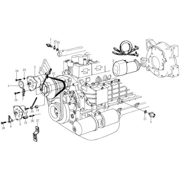 VG1560090007 WD615 Engine Starter SINOTRUK Spare Parts