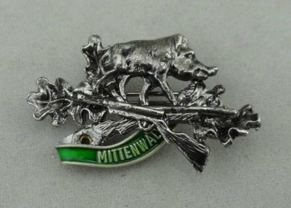 Full 3D Pewter Soft Enamel Pin 1.25 inch  1.2 mm Antique Nickel Plating
