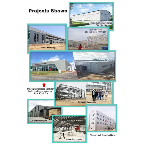 Структура современного склада доказательства снега стальная Pre проектировала здания