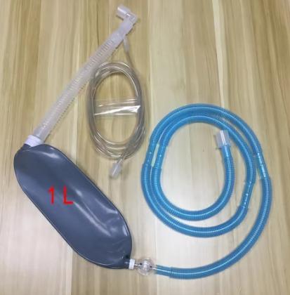 Circuit de respiration coaxiale pour animaux jetable EVA ondulé pour anesthésie vétérinaire
