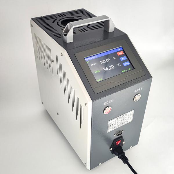 Calibrateur de puits sec intelligent portable N-150T avec application mobile et écran LCD, précision de 0,1℃ pour l'étalonnage des RTD et des thermocouples