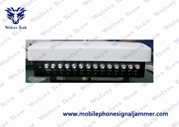 14 Bands Mobile Phone Signal Jammer High Power Built In Aerial Adjustable