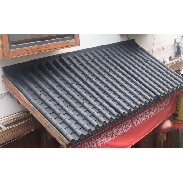 Vente en gros de carreaux de toiture en plastique de style japonais Panneaux de toiture pour la décoration murale de clôtures de jardin