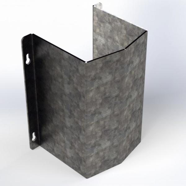 Wall Mounted Galvanised Pipe/Cable Protector - 300 x 292 x 230mm From China Metal Fabrication Factory