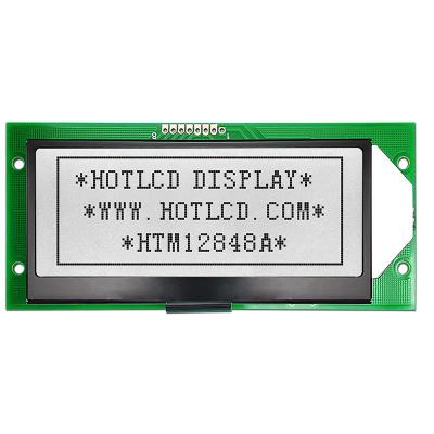 exposição gráfica monocromática do LCD da RODA DENTEADA 128X48 com luminoso branco