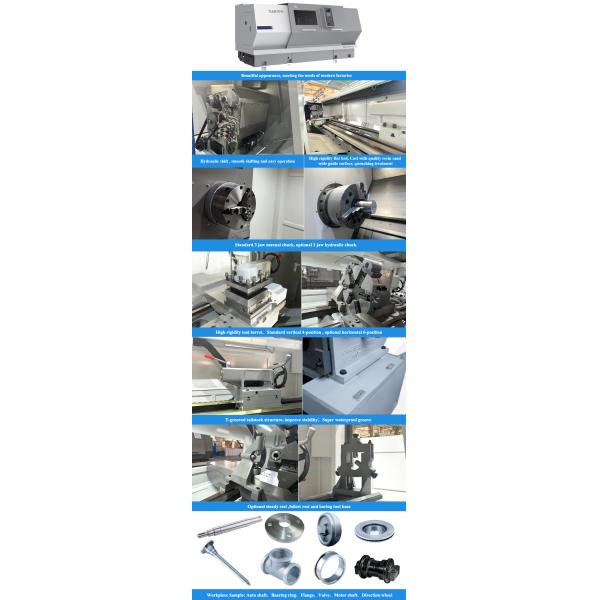 Высокоточная плоская лежащая CNC-вертикальная машина CAK5085 горизонтальная режущая металлическая вертикальная машина