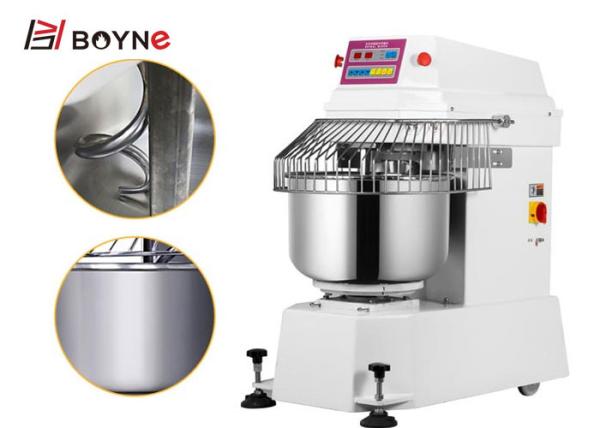 Stainless Steel 25kg Spiral Dough Mixer Dough Kneader For Bakery