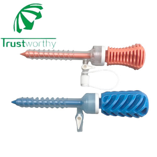 Medical Plastic Disposable Bladeless Trocar Stability Sleeve 6mm 8mm