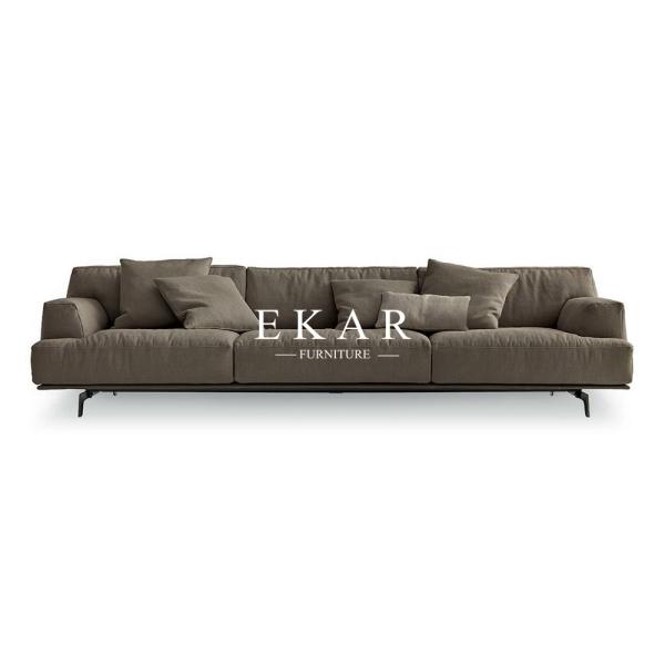 Italian Brand Designs Fancy Grey 3 Seater Sofa Living Room Furniture
