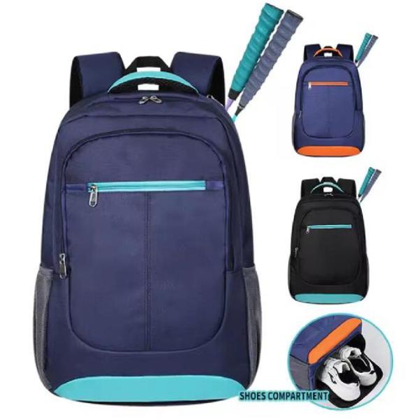 Custom Training Sports Backpack Tennis Racquet Bag Badminton Racket Bag With Shoe Compartment