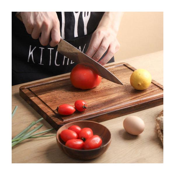 Поверхность деревянной разделочной доски грецкого ореха кухни 15mm легкая чистая не смещает