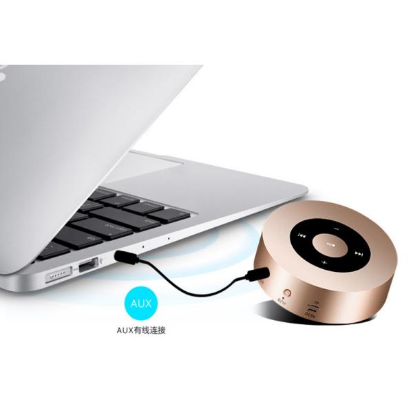 Pink Rose Wireless Bluetooth Speakers , Qi Outdoor Bluetooth Speakers Small Body Drive