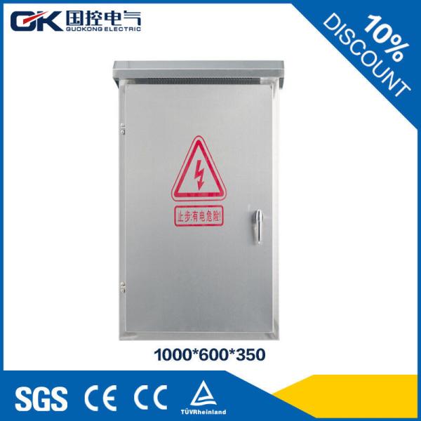 Durable Stainless Steel Electrical Box , Outdoor Electrical Panel Convenient Operation