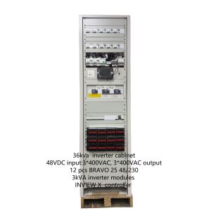 CE+T 36KVA AC DC inverter Cabinet BRAVO 25 48/2303PH 36KVA 24KVA 12KVA System cabinet