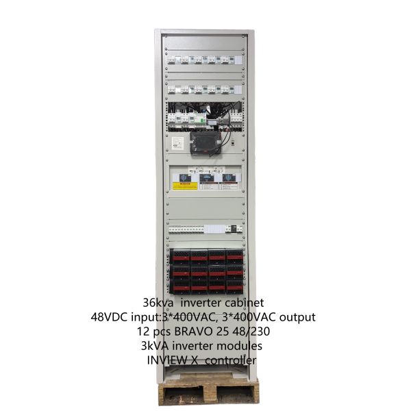 CE+T 36KVA AC DC inverter Cabinet BRAVO 25 48/2303PH 36KVA 24KVA 12KVA System cabinet