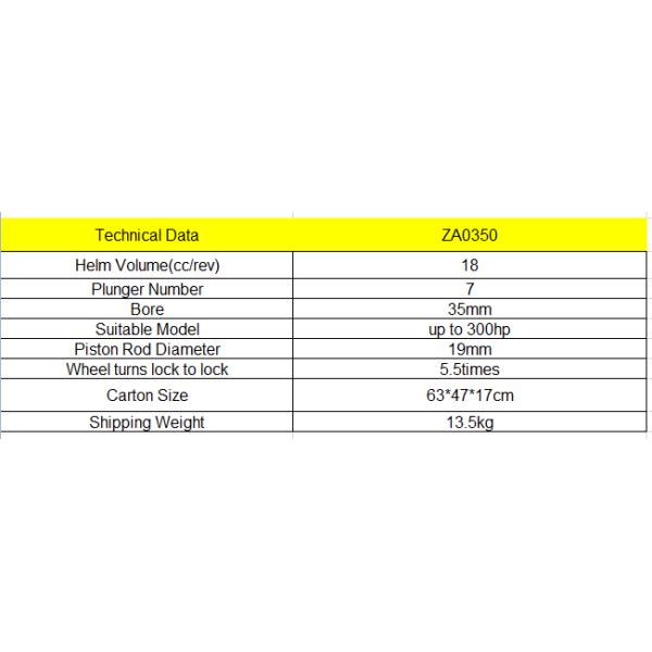 Winibo Outboard Hydraulic Marine Steering Kit To 300 Hp Complete