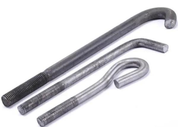 Duplex Stainless Steel L-metal Bolt Foundation Anchor M20 with PTFE Coating for Corrosion-Resistant Marine Applications