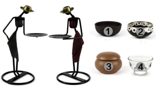 Western-Style Candle Holder for Home Decoration