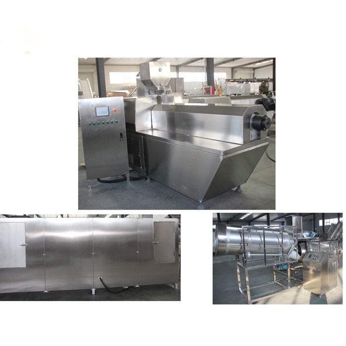 Corn Puff Snack Food Extruder Machine Double Screw Stainless Steel