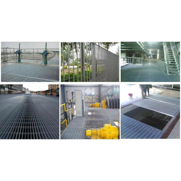 CE Plain 32x5mm 30mm 100mm bearing bar spacing galvanized steel bar grating For Walkway