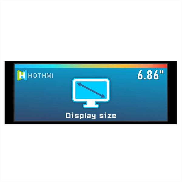 6,86 тип солнечный свет читаемое NV3051F1 Адвокатуры дюйма 480x1280 круга TFT LCD