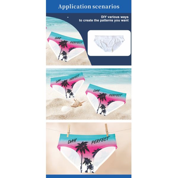 ZELOYAUT  Sublimation Luxury High Quality Comfortable Women's Panties Underwear for Women Waist Underwear