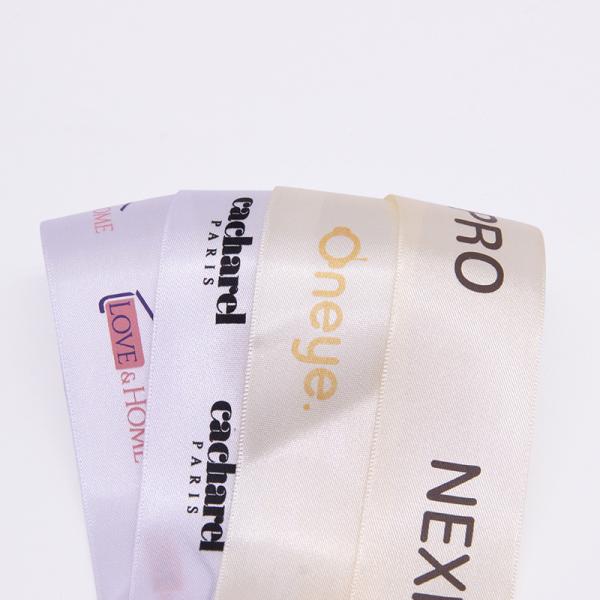 Custom Luxury Wide Satin Ribbon With Logo Printing For Gift Wrapping Packaging & Events