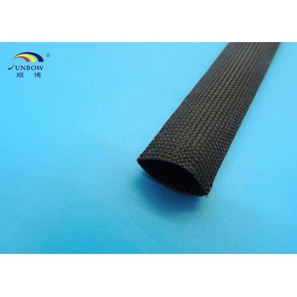 400 ℃ Flexible Black or White High Temperature Fiberglass Sleeving for Cables