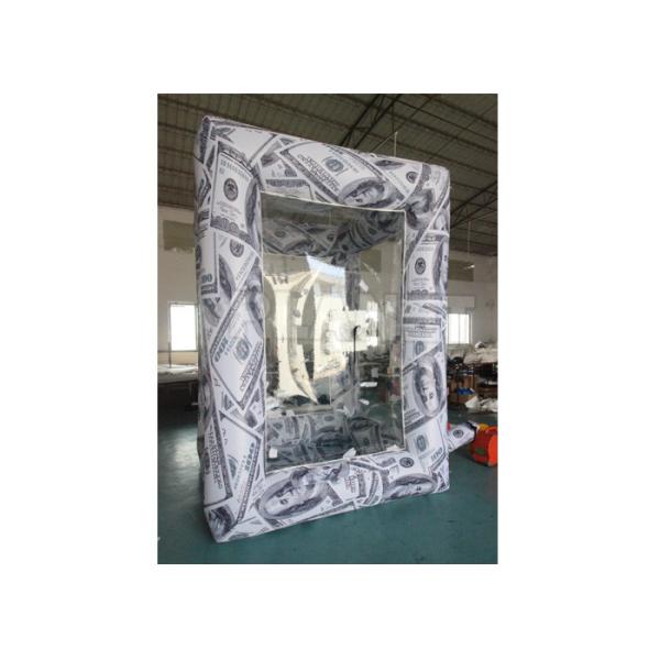 Будочка самосхвата машины изготовленных на заказ денег наличных денег куба рекламы Оксфорда раздувных улавливая