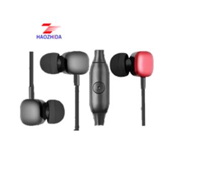 HZD1815E Chinese supplier universal mobile phone wired earphone with mic handsfree Impedance:32Ω±20％ Sensitivty:108±3dB