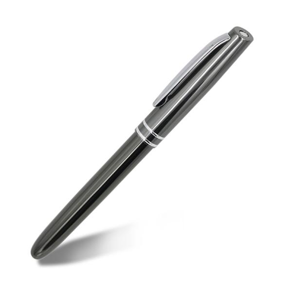 stylo à bille en aluminium classique 1.0 mm stylo à capuche insérable