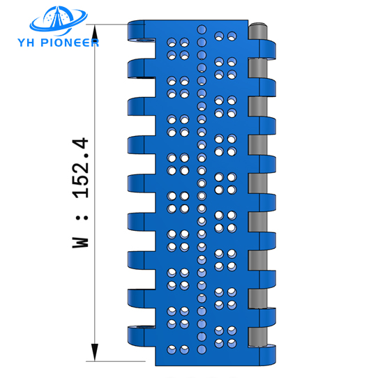 Perforated Conveyor Chain Plate with POM for Beverage and Beer Industry