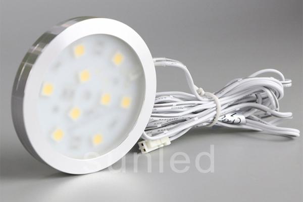 Diodo emissor de luz liso portátil sob a certificação do CE ROHS da economia de poder da iluminação do armário