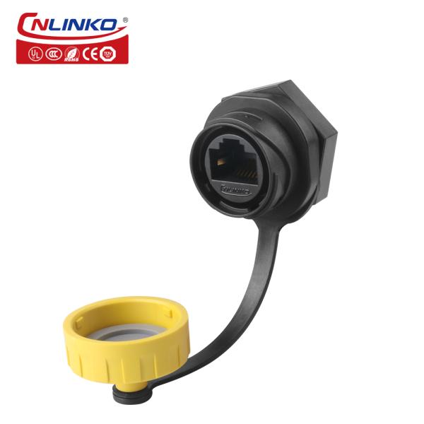 Cnlinko YM20 IP68 Waterproof  RJ45 Quick Connector Electric Connectors Waterproof Cable Connector