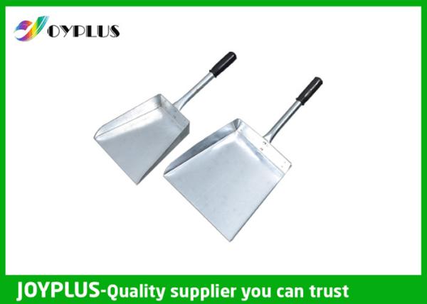 Recyclable Hand Held Dust Pan , Metal Aluminum Dust Pan For Garden 300g