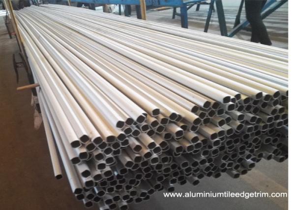 Weather Resistance Round Aluminum Extrusion Profiles 6061 6063 7075 Anodized Silver